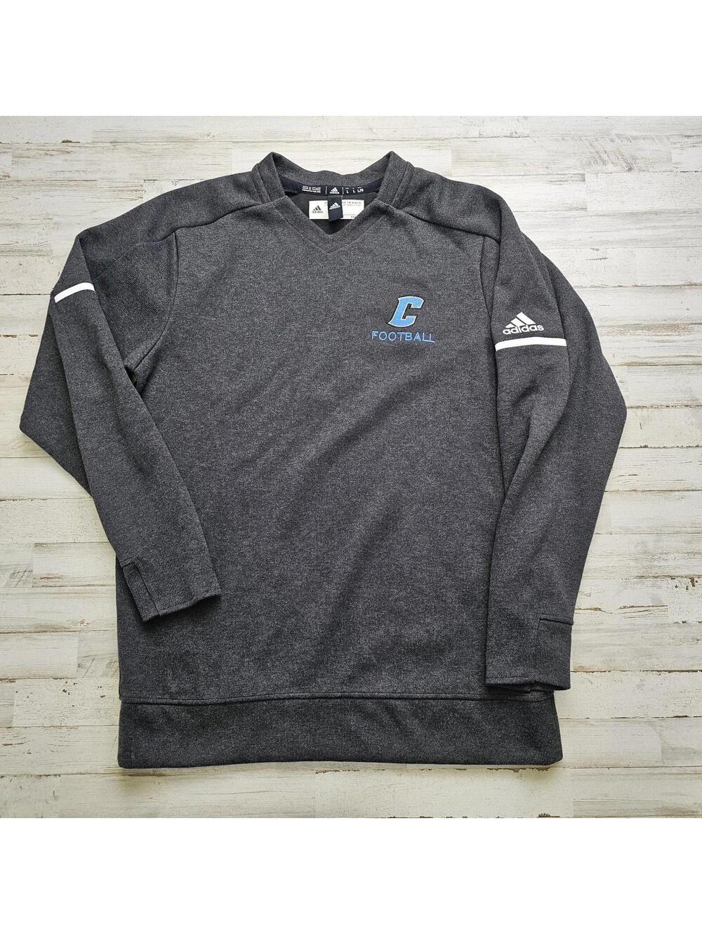 Adidas Creighton Blue Jays Football Mens Size Large Pullover Sweatshirt Sweater